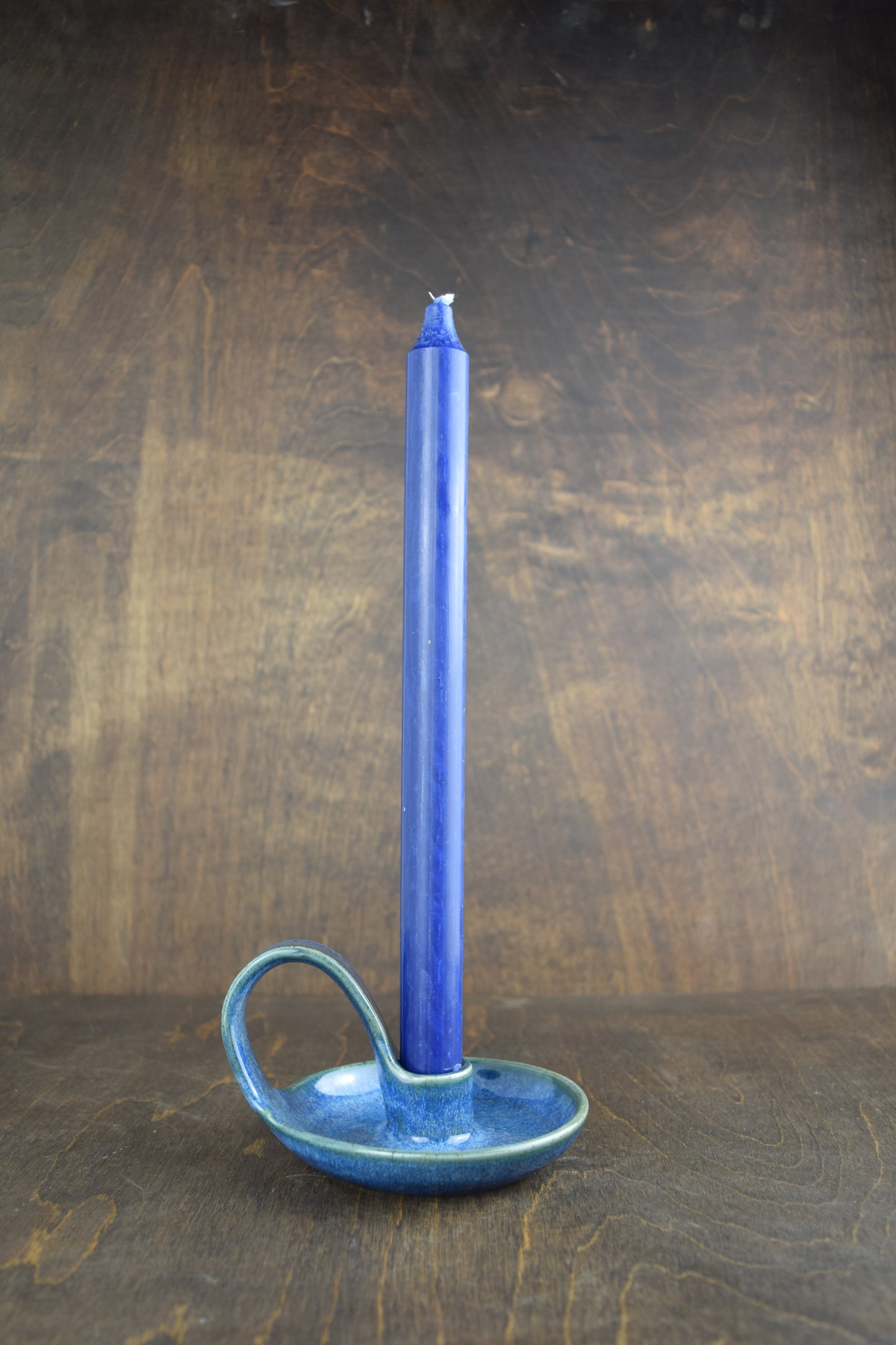 Blue Galaxy Candle Holder