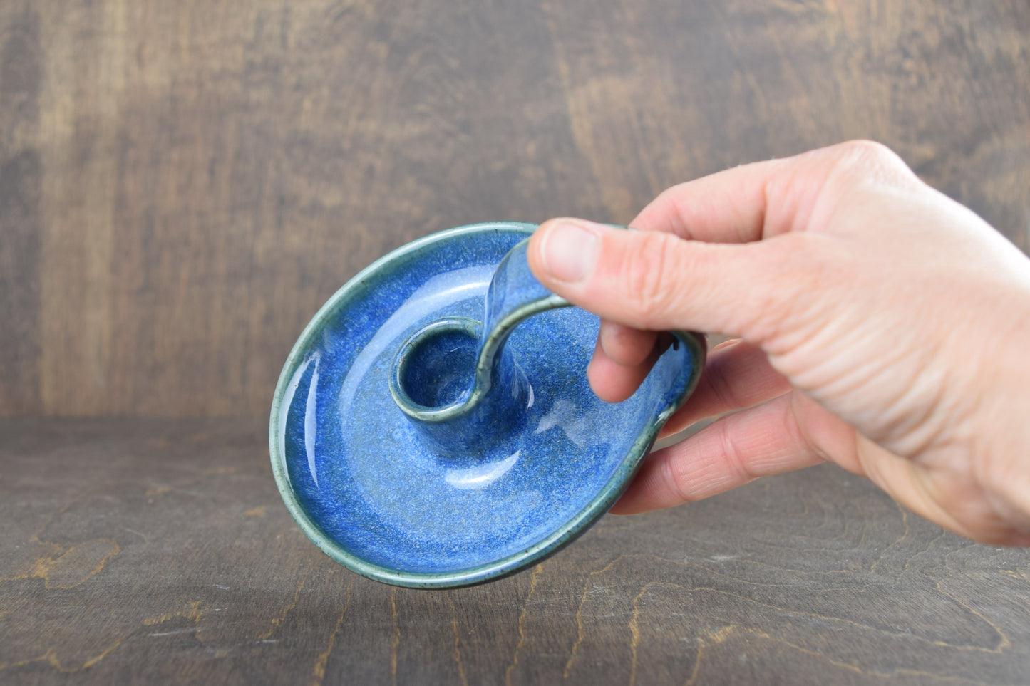 Blue Galaxy Candle Holder