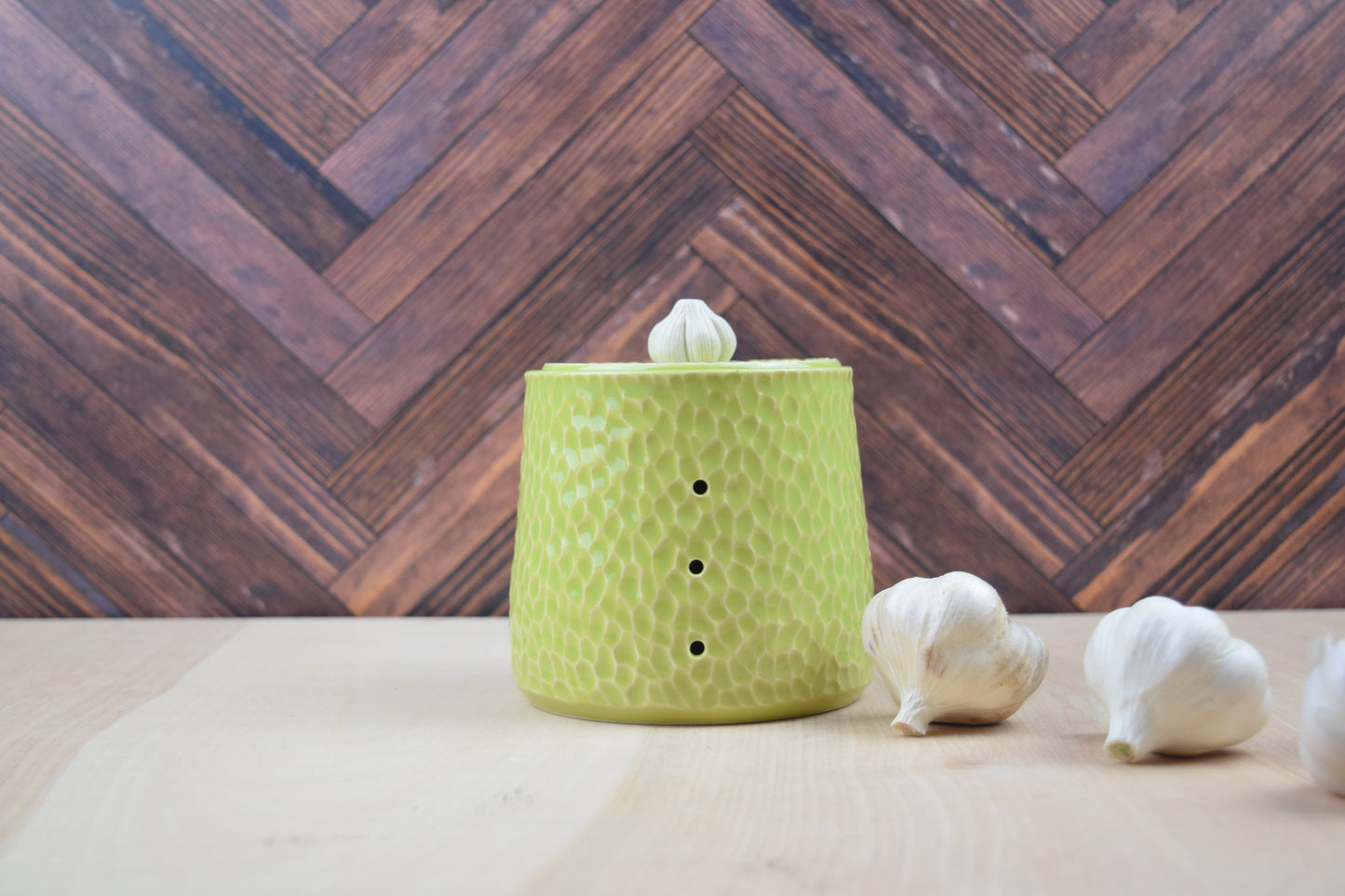 Chartreuse Garlic Keeper