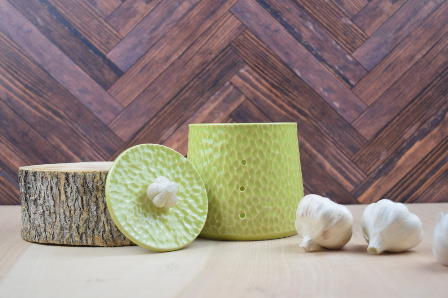 Chartreuse Garlic Keeper