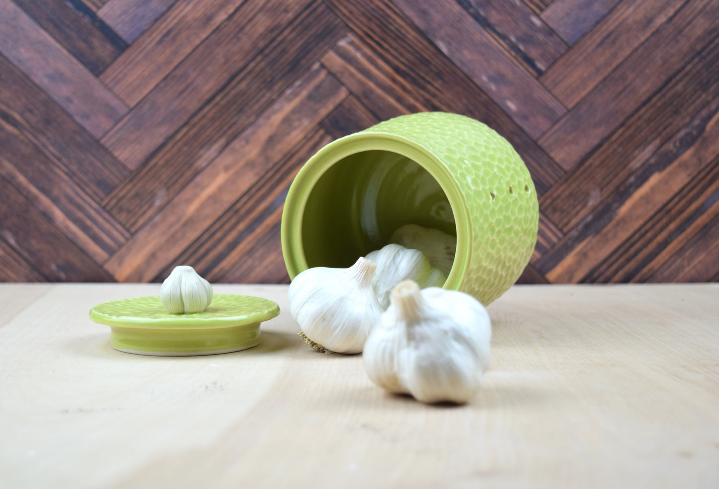 Chartreuse Garlic Keeper