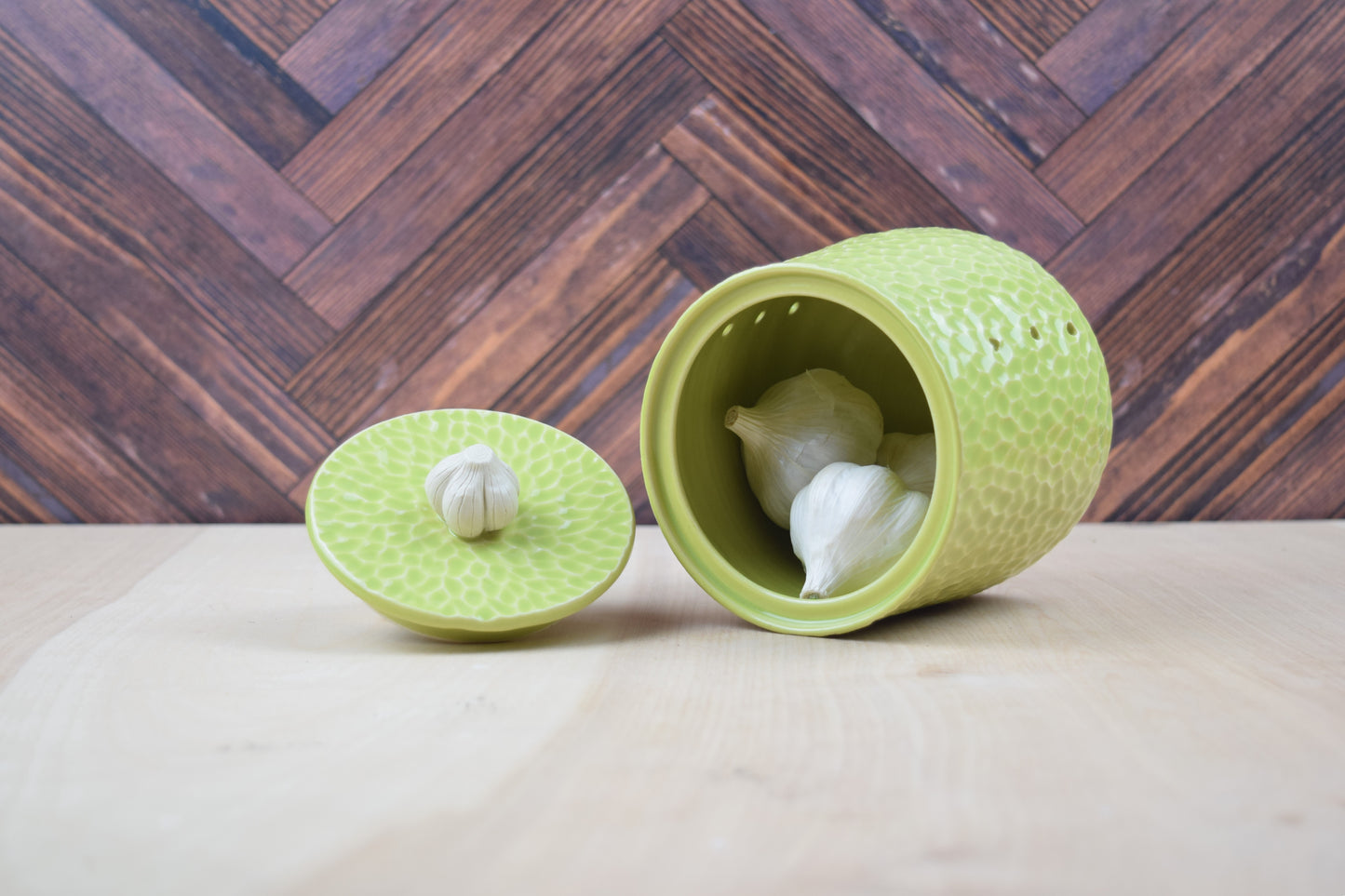 Chartreuse Garlic Keeper