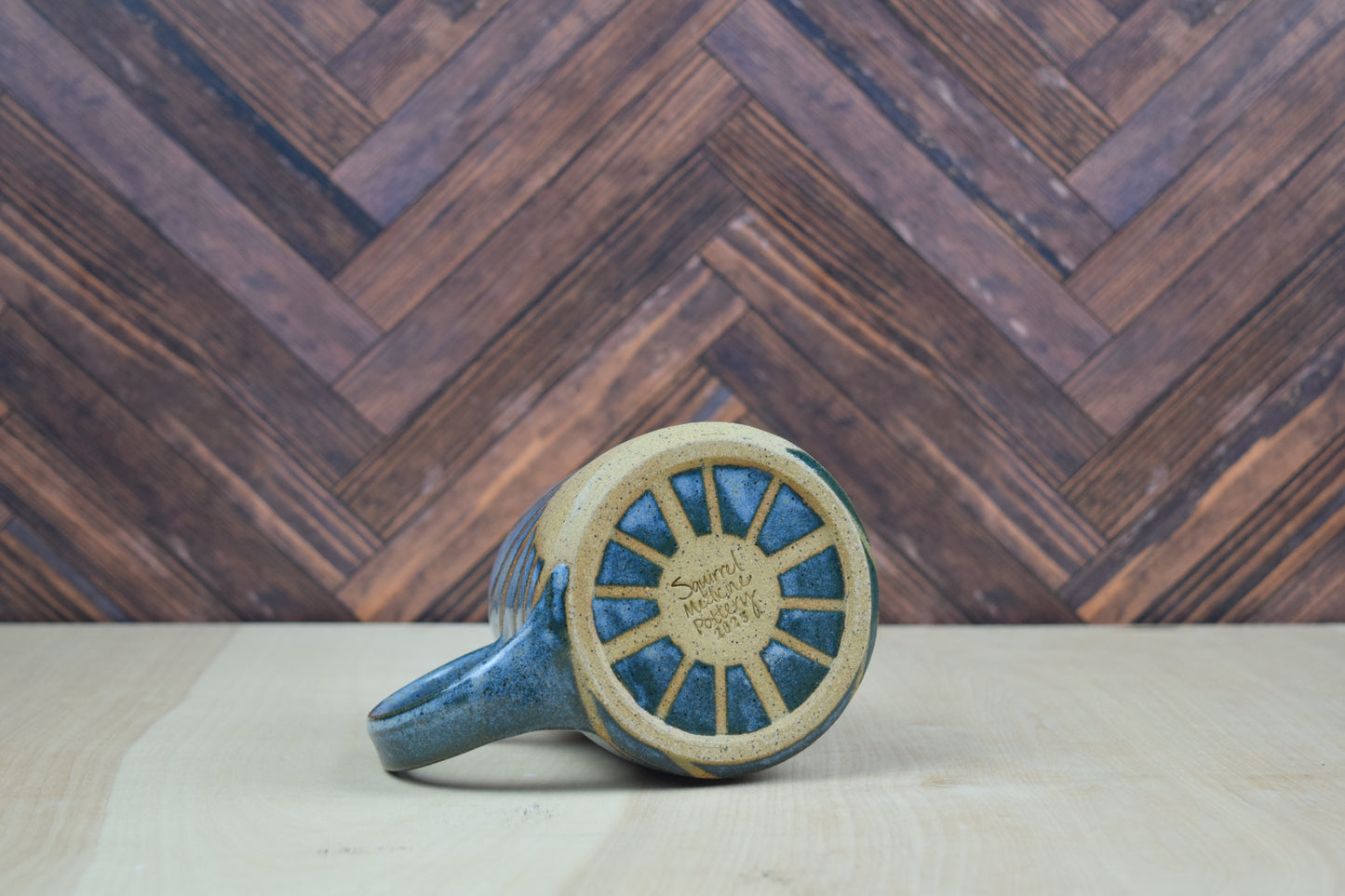 Blue Sunshine Mug w/ Pour Over