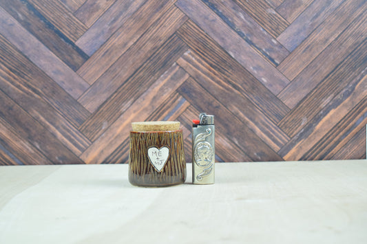 Mary Jane Tree Carved Stash Jar 2