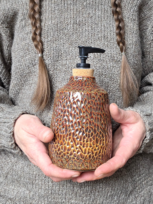 Carved Nutmeg Dispenser